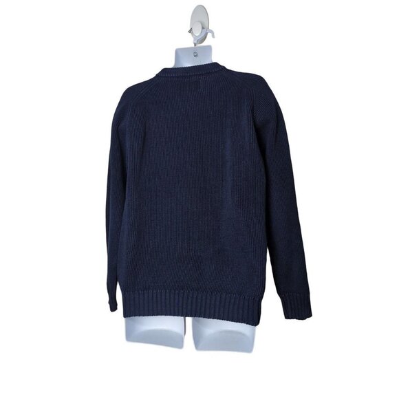 Eddie Bauer Men's Navy Blue Crew Neck Sweater Size L - Picture 2 of 6